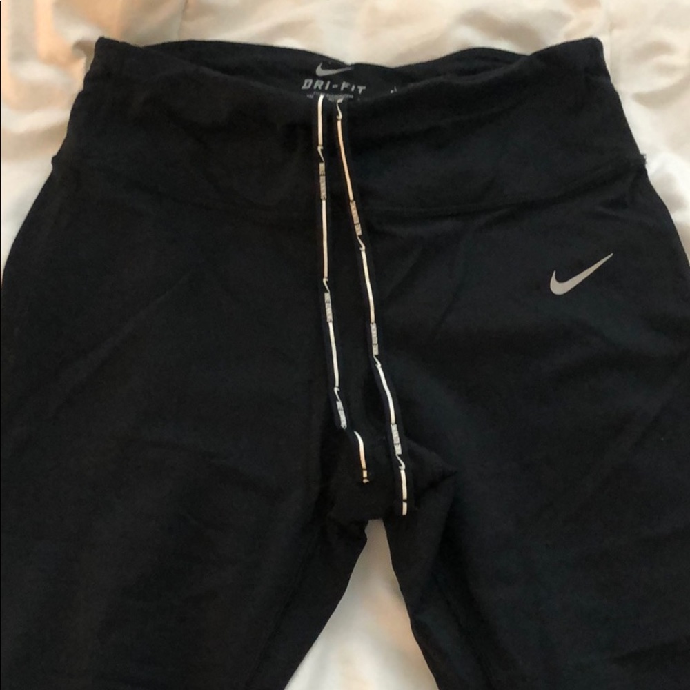 Nike black running tights